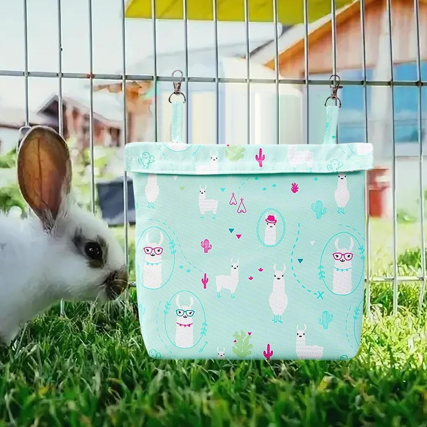 Pet Cage Ice Pack - Cooling Pouch for Small Animals - Reusable Small Animals Cage Ice Pack for Rodents Rabbits Guinea Pigs Indoor Travel image number 2