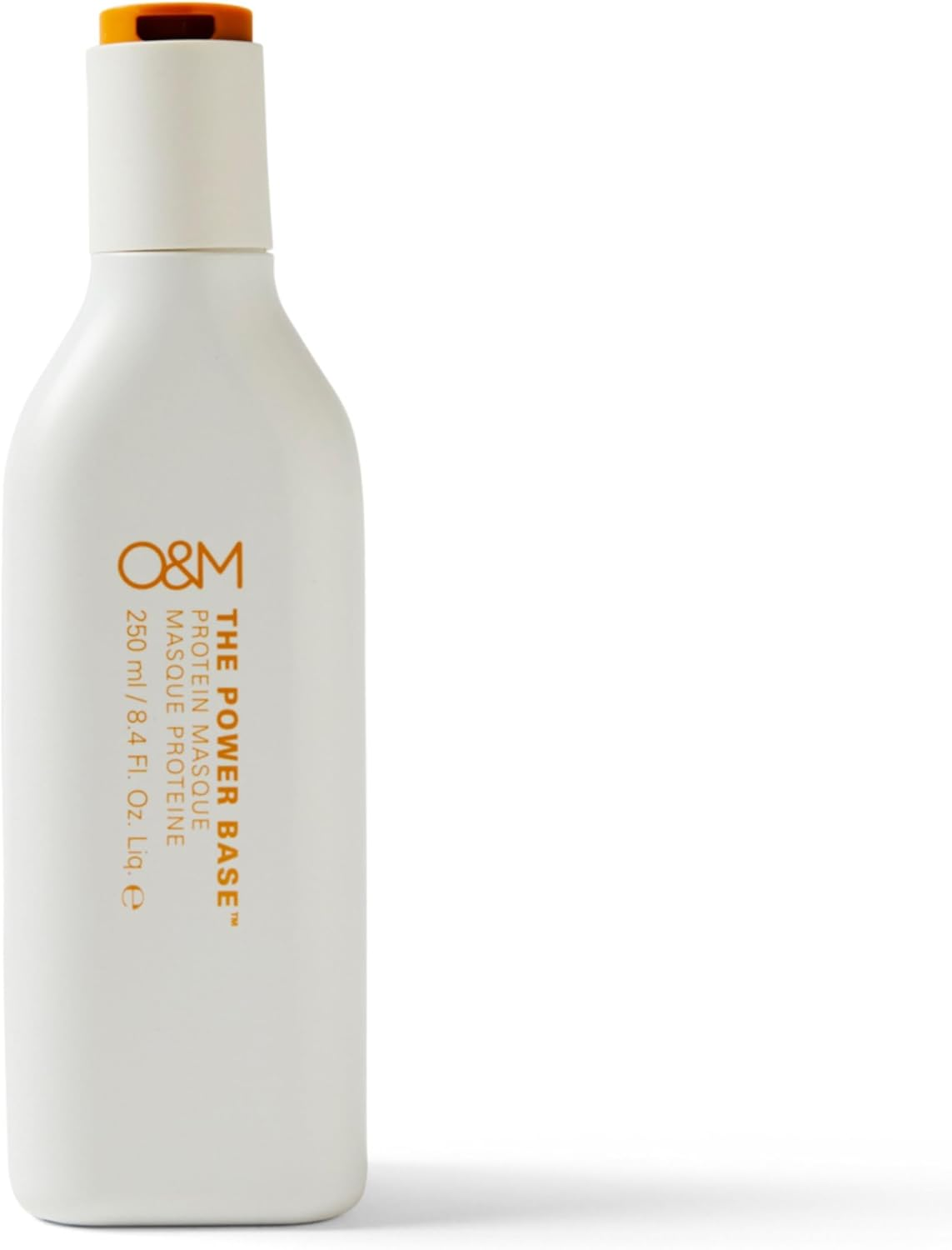 O&M Power Base Protein Rich Masque with Moisture - 250Ml - Colour Safe, Clean from Sulfates, Parabens, Silicones, MIT, Phthalates, Triclosan, Propylene Glycol & Gluten, PETA Certified & Vegan, Australian Made, PCR Packaging image number 1