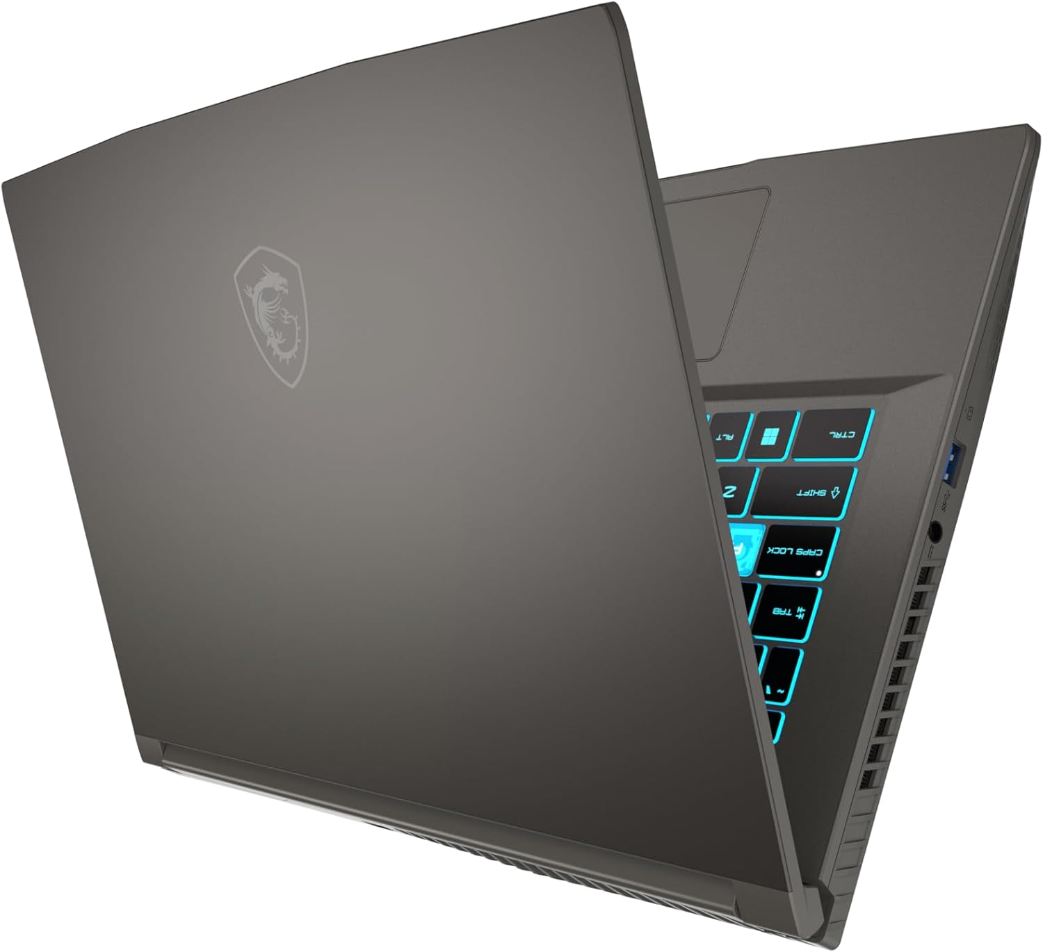 MSI Thin 15 B2RVE-3079AU Gaming Laptop, 15.6 Inch FHD 144Hz Display, Intel Core 7 240H Processor, NVIDIA Geforce RTX 4050, DDR4 8GB X 2 RAM, 512GB SSD, Windows 11, Cosmos Gray image number 3