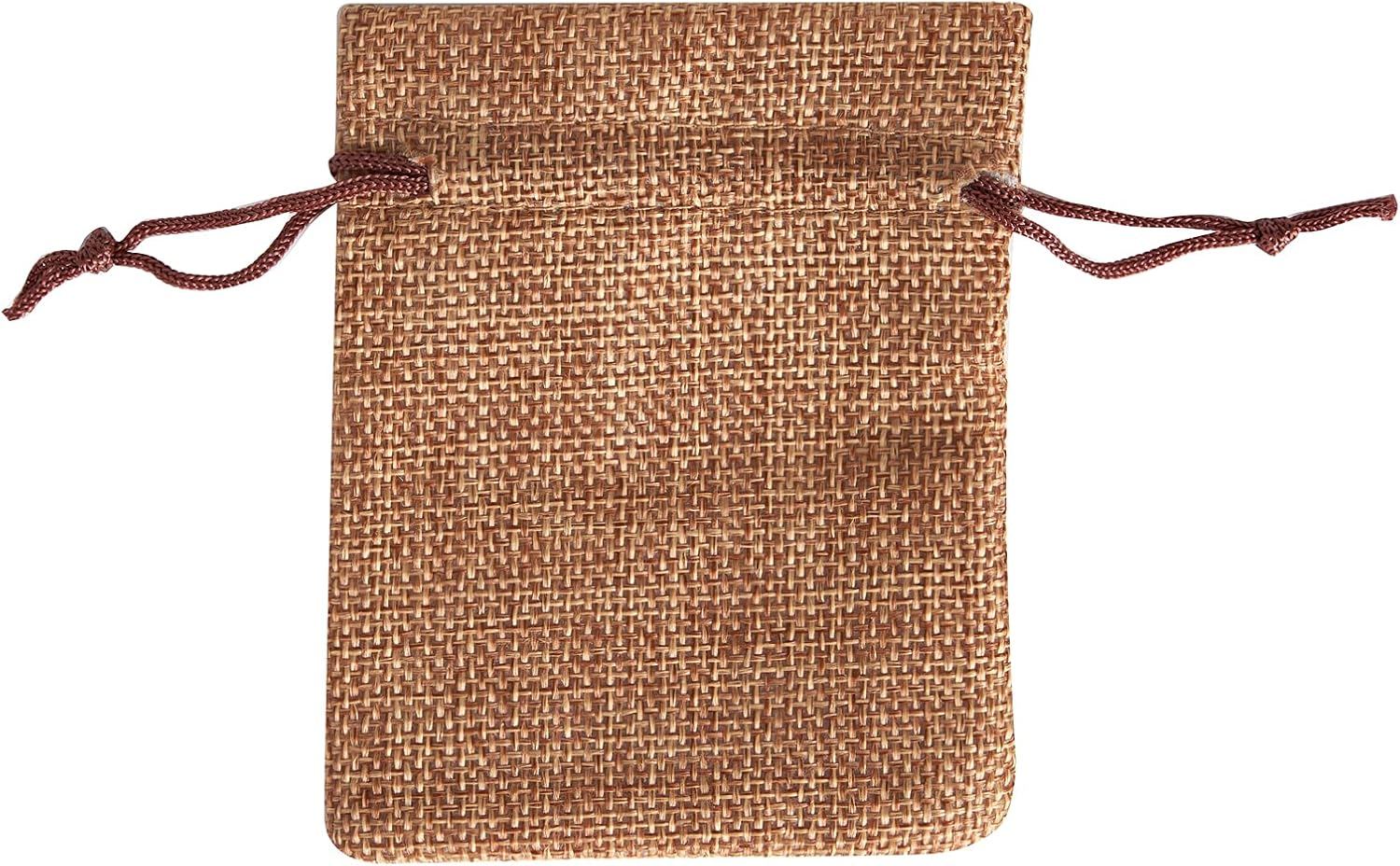Tendwarm 20 Pcs 3X4 Inch Linen Burlap Bags with Drawstring Reusable Jewelry Pouches Craft Gift Bags for Christmas image number 2