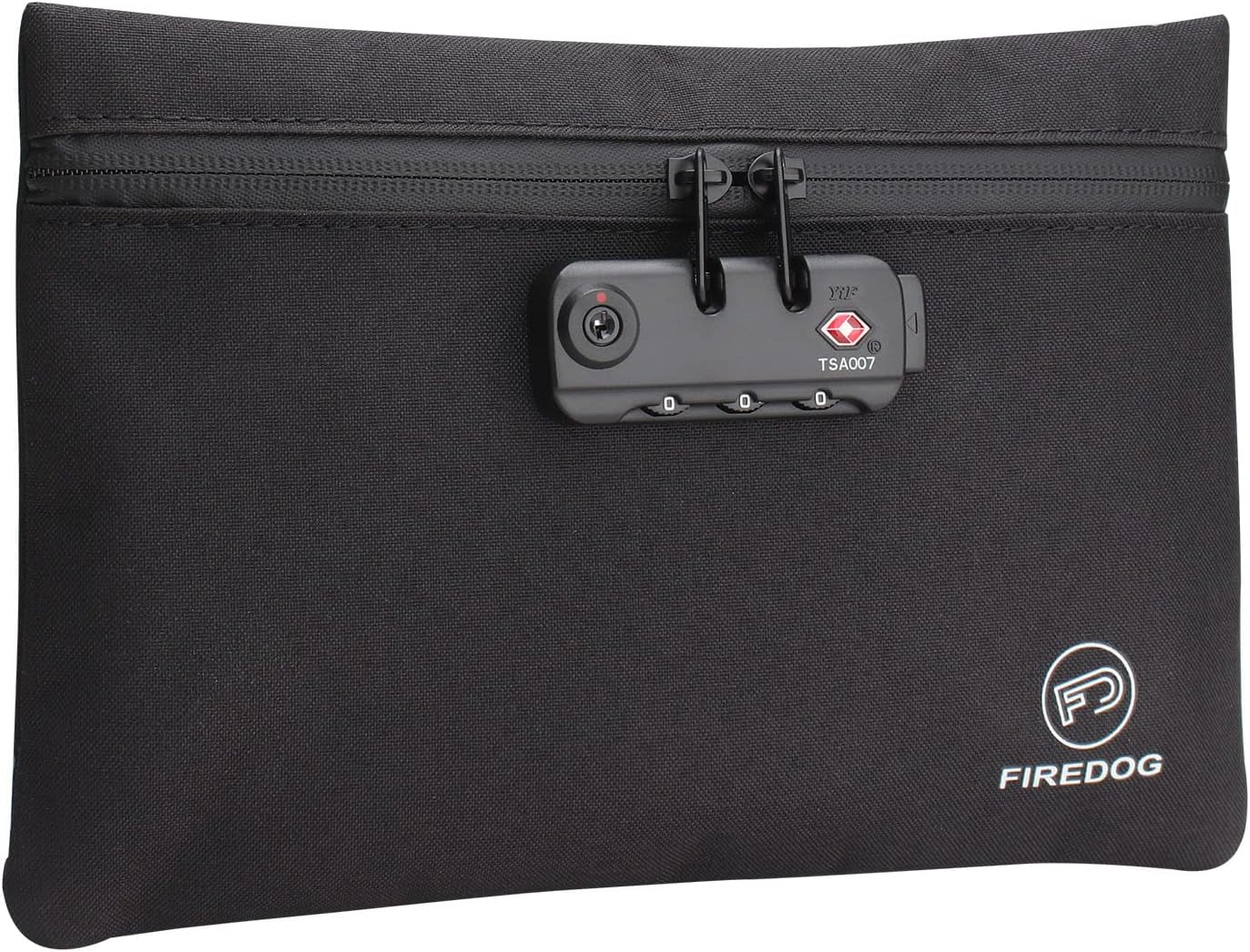 FIREDOG Smell Proof Bags, Smell Proof Pouch with Lock for Travel Storage (9.5 X 6.5 Inch, Black) image number 3