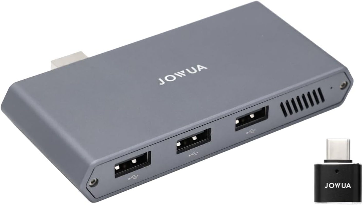JOWUA 1TB SSD 3-Port HUB for Tesla 2025 New Model Y, 2024-2025 Model 3 Highland, Model X, Model S, Cybertruck 1, 3 USB-A Ports, Supports USB 3.2 Gen 2 and M.2 Nvme SSD