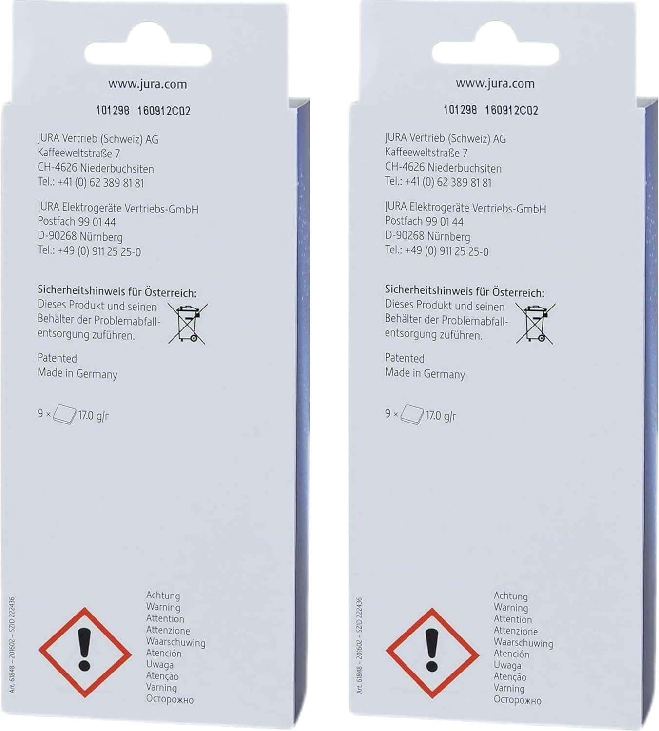 9 Tablets Descaling Tablets for Jura Coffee Machines - 2 Pack image number 2