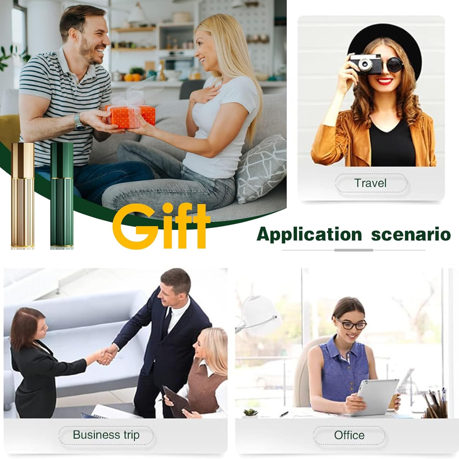 Travelofo 10 Ml Perfume Filler Refillable Perfume Atomiser Filling Technology without Funnel Empty Perfume Atomiser Spray Bottle for Travel Handbag on the Go (Silver) image number 5