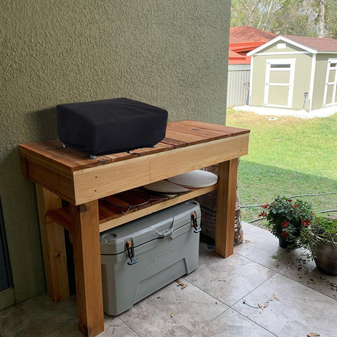 NOELIFE 24 Inch Grill Cover for Royal Gourmet 24" Griddle, Cuisinart CGG-306, Ninja OG751, Pit Boss 75275 & PB336GS and Most 2-Burner Portable Grills image number 4