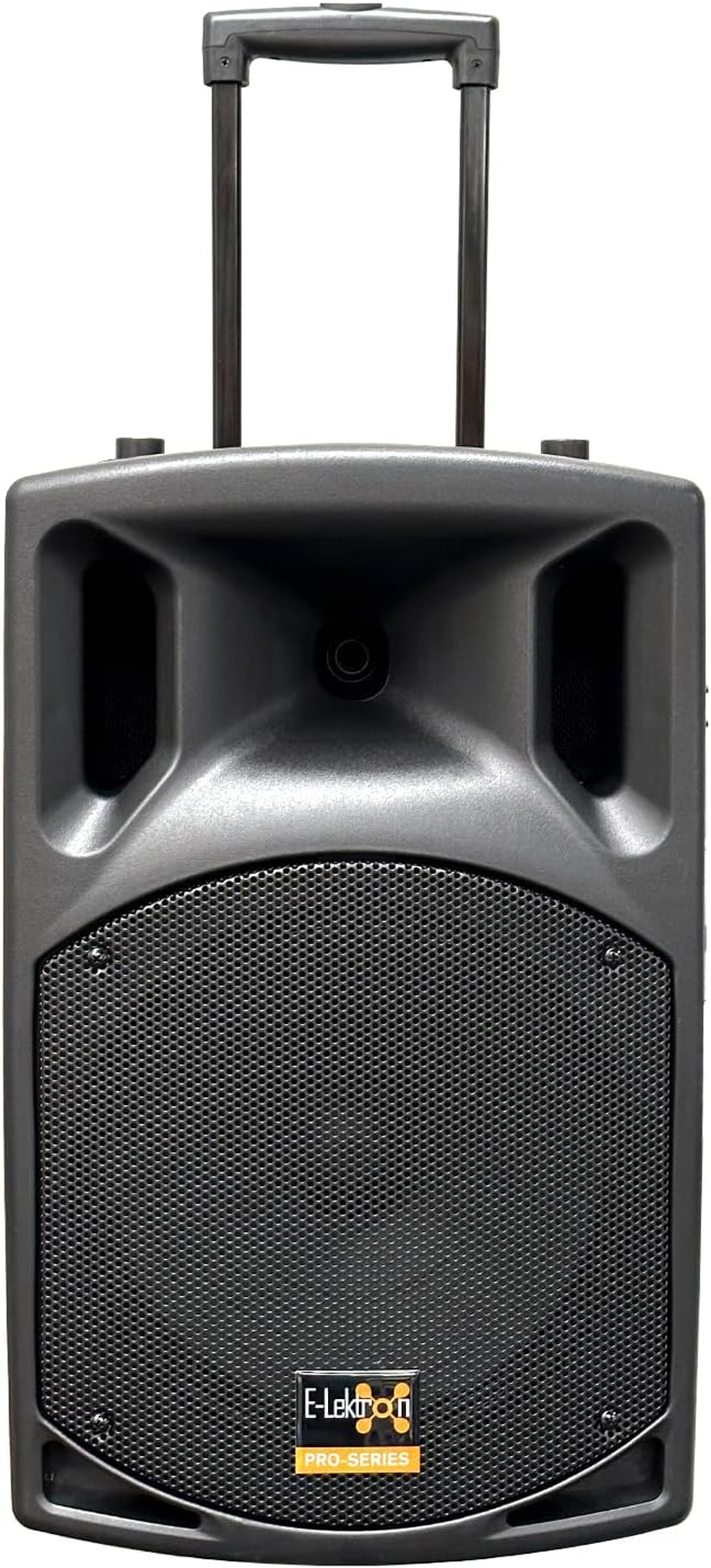 E-Lektron EL38-M UHF 900W 15" Inch Bluetooth Wireless Linkable Loud Portable PA Speaker Sound System Recoding Incl.2 Mics for Karaoke Party Event Speech Singing image number 5