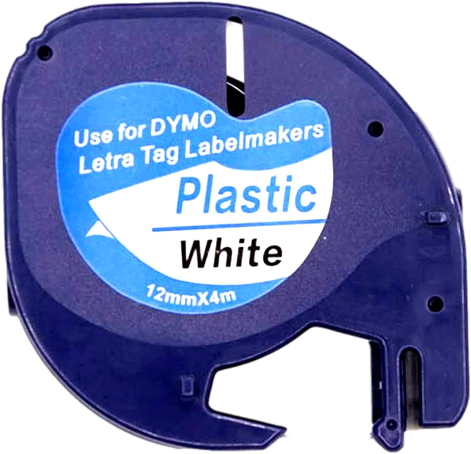 8 Pack 91331 91201 Compatible DYMO Label Tape Black on White Plastic Letratag Labels 12Mm image number 2