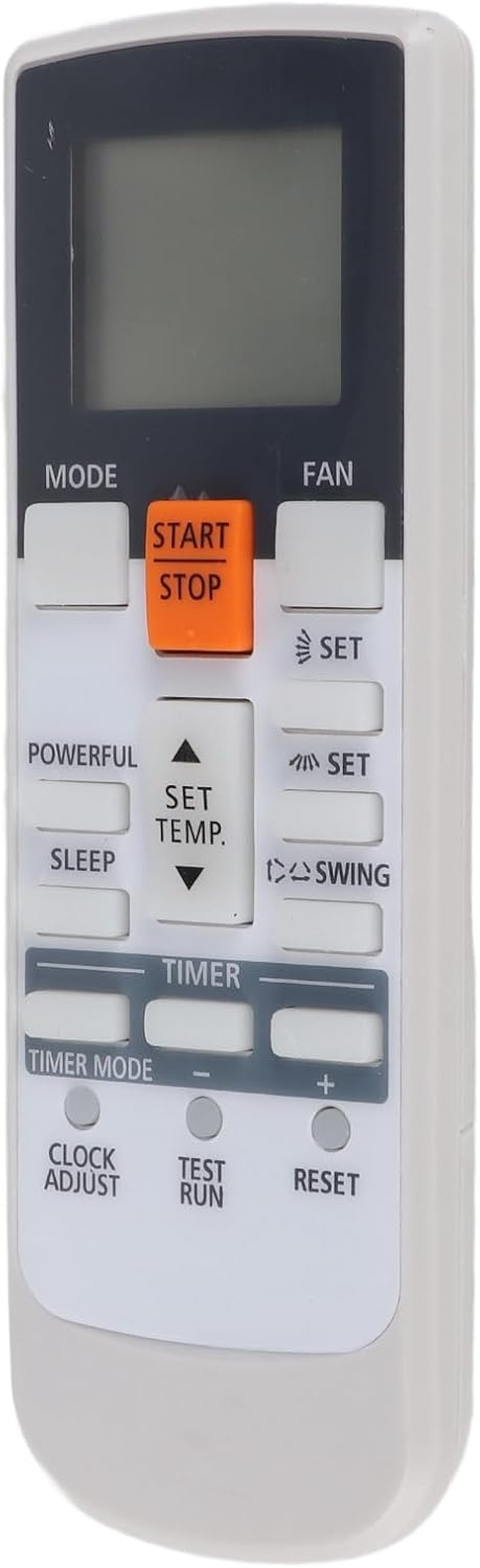 TOPINCN Universal Replacement Air Conditioner Remote for AR RAJ1E AR RAH1E RAH2E, Clear Display, Easy to Use for Applicable Scene: Air Conditioner, Premium ABS Material image number 1