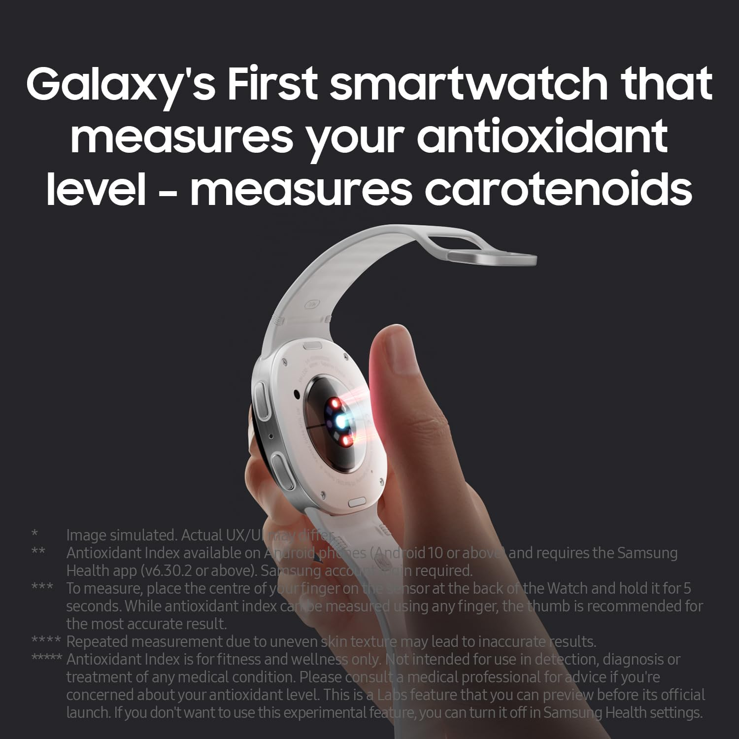 Samsung Galaxy Watch8 [AU Version], (Graphite, LTE, 44 Mm) with Sport Band, Smart Watch, Everyday Health Coach, Cushion Design, Dynamic Lug System, 3 Nm Processor, Heart Health, One UI 8 image number 1