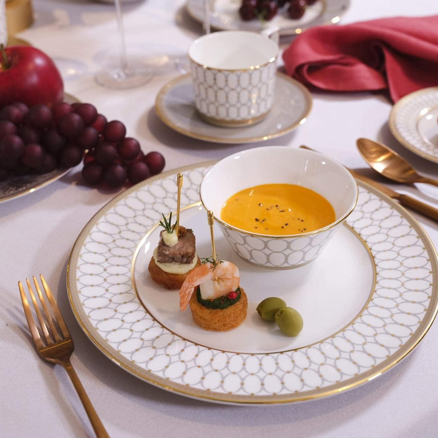 Wedgewood 1065320 Renaissance Gray Bowl Plate, Approx. 4.3 Inches (11 Cm), Wedding Gift, Gift image number 4