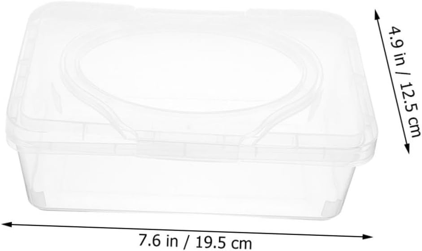 2Pcs Dust Paper Bin Wipes Dispenser Tissue Box Lid for Bathroom Home Office Kitchen Convenient Storage for Tissues and Napkins image number 6