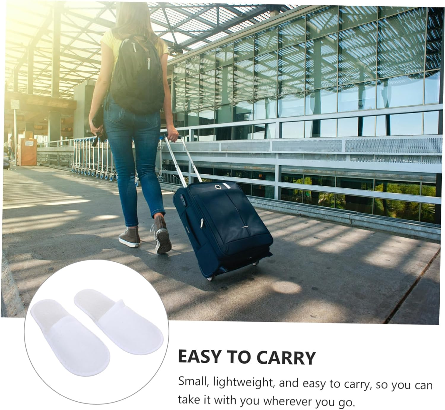 Healeved 24Pairs Double Use Disposable Slippers White Beauty Salon Spa Home Shoes Soft Non-Slip Fleece Indoor Outdoor