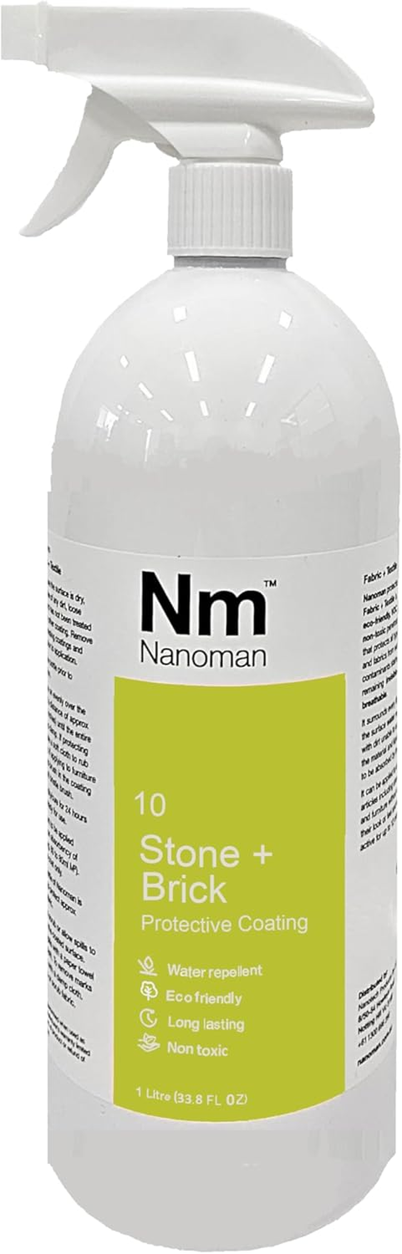 Nanoman Stone + Brick Easy/Self Cleaning Water Repelling Penetrating Sealer for Natural Stone, Brick, Pavers & Concrete image number 6