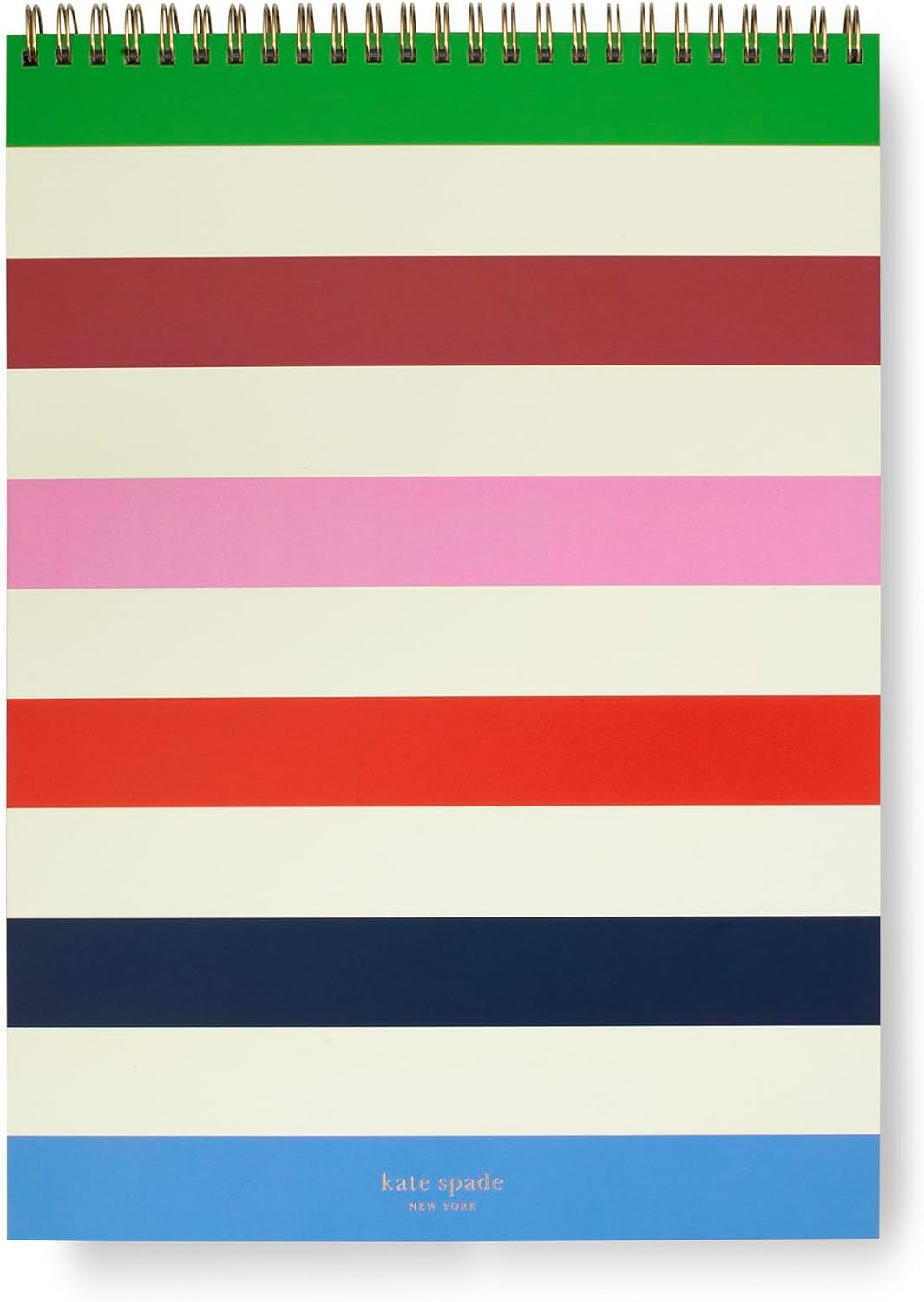 Kate Spade New York Large Spiral Notebook with 160 College Ruled Pages, Scatter Dot