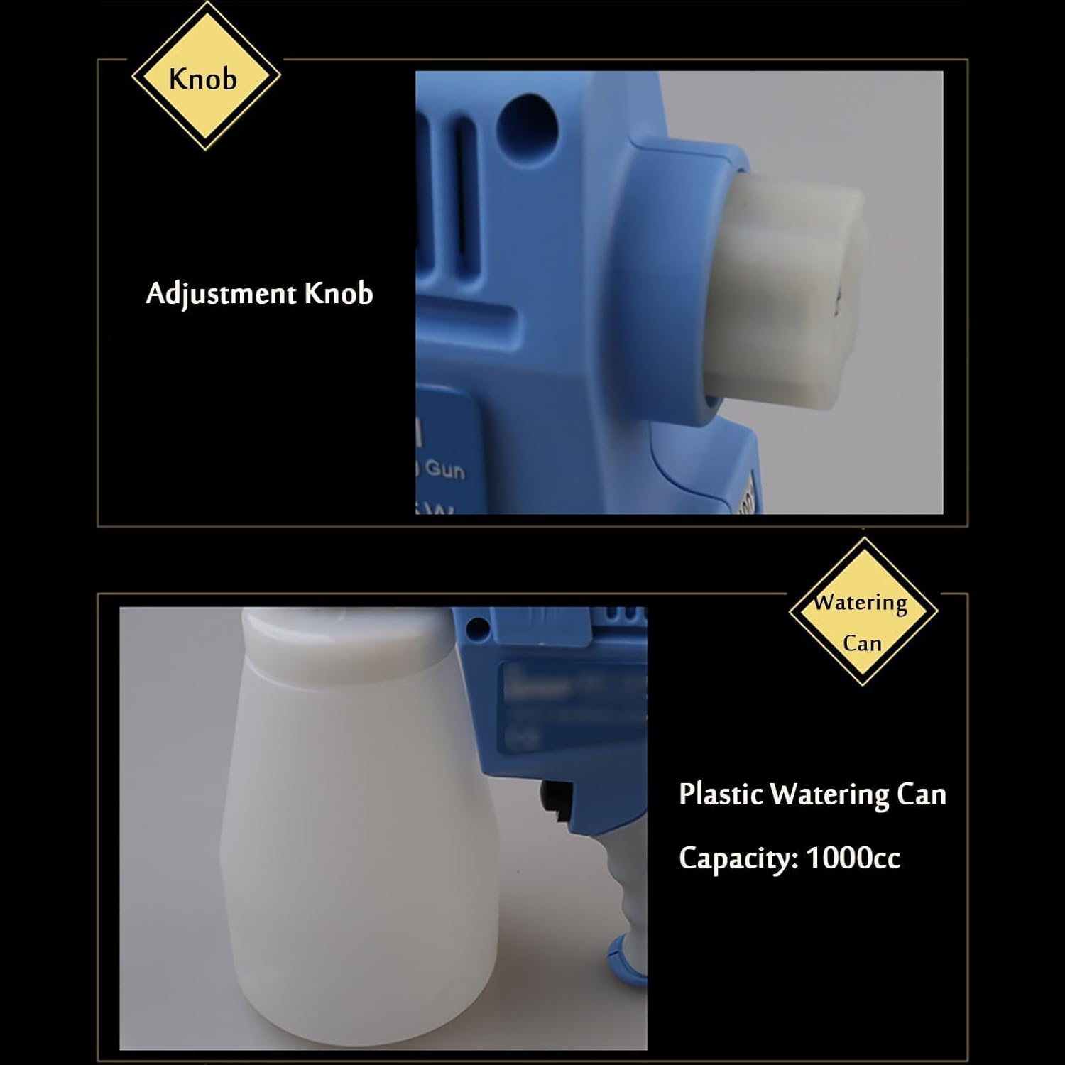 Textile Cleaning Spray Gun - 65W Electric Textile Spot Cleaning Gun with Adjustable Pressure, 1.2L High-Pressure De-Spotting Gun for Cleaning Crystals and Rocks image number 3