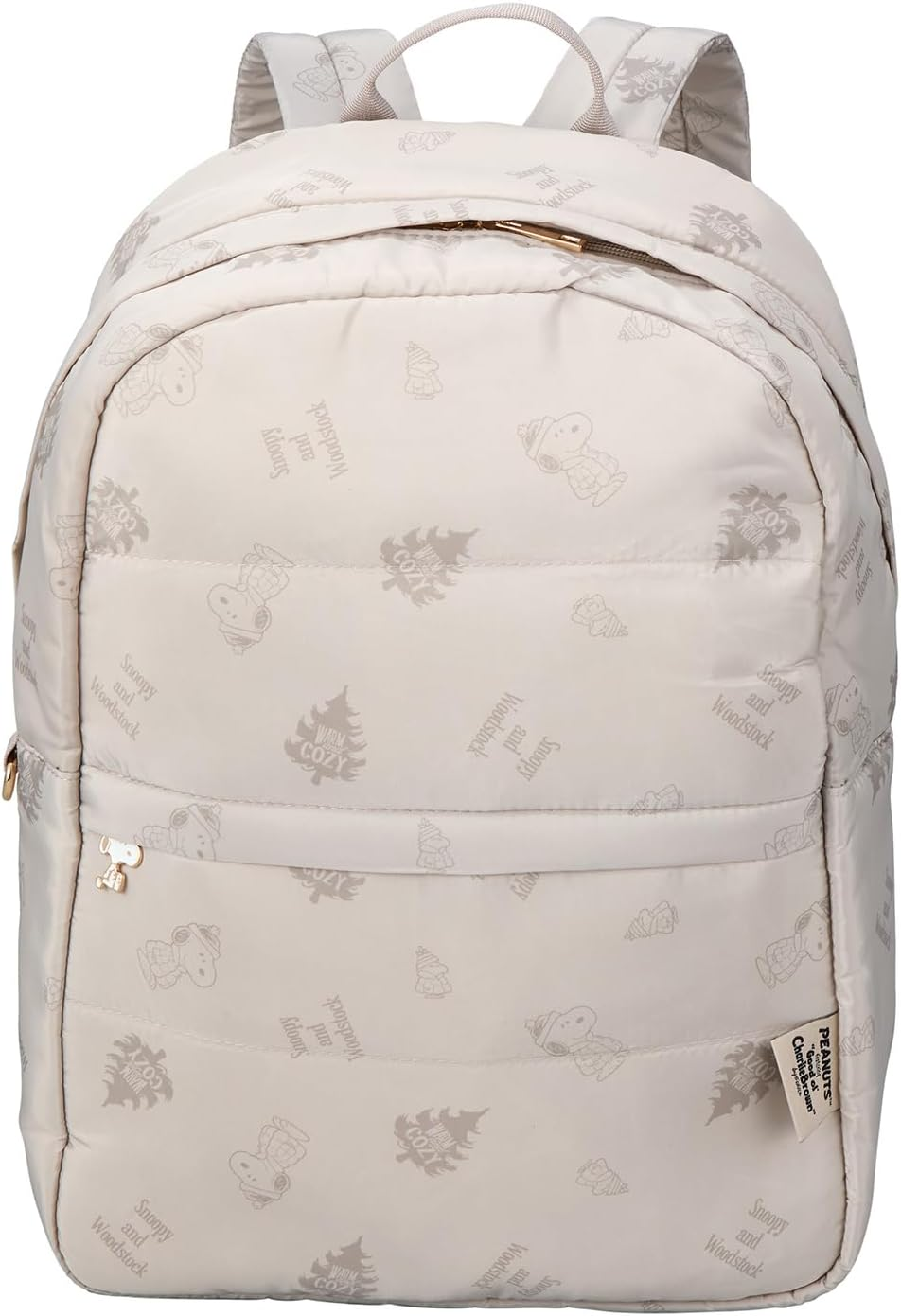 Shifree Snoopy Women'S Backpack, Daypack, down Bag, Peanuts - Pn181. Ivory Down image number 3