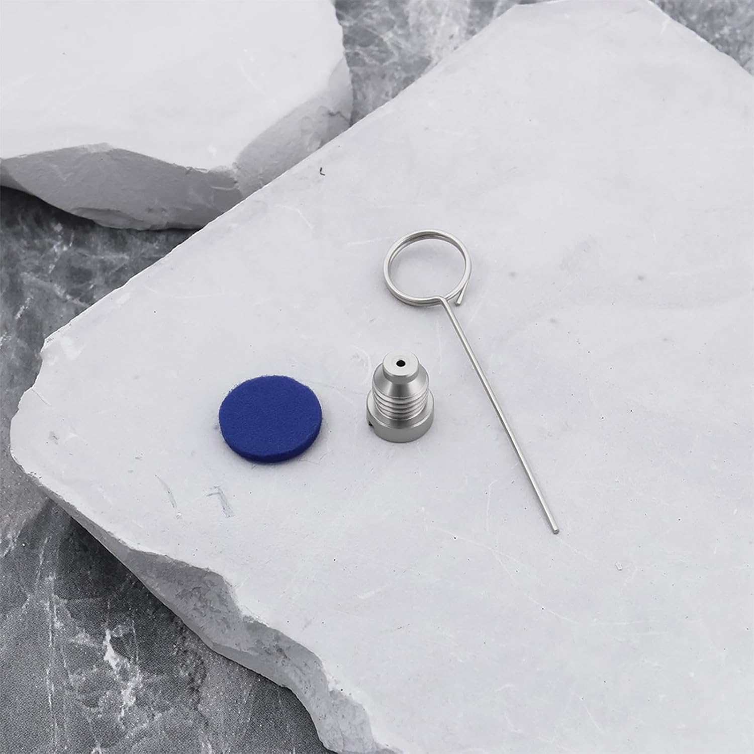 Create Idea 2Sets 1.1 Mm 3000PSI Foam Cannon Orifice Nozzle with Foam Maker Cleaning Needle for Snow Foam Lance image number 2