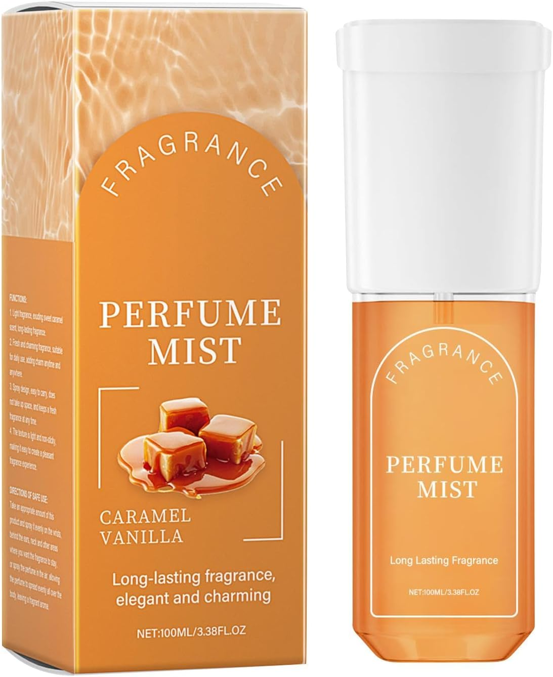 Indulgent Caramel Body Spray | Unisex 100Ml Body Mist for Long-Lasting Fragrance | Sweet and Warm Scent for Women and Men | Ideal Everyday Body Splash for a Luxurious Experience image number 5