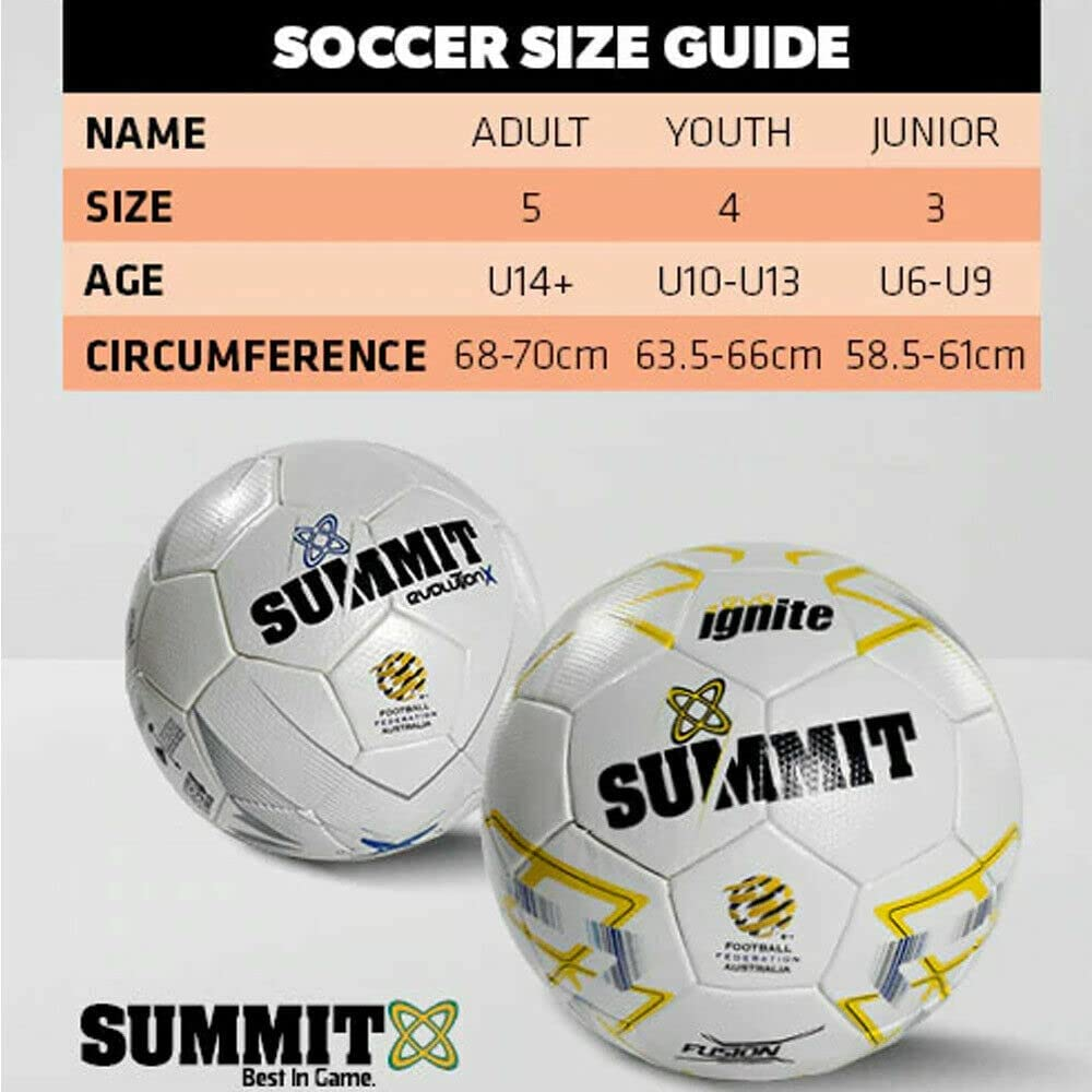 Summit Launch Soccer Ball SZ 5, Multi-Coloured image number 3
