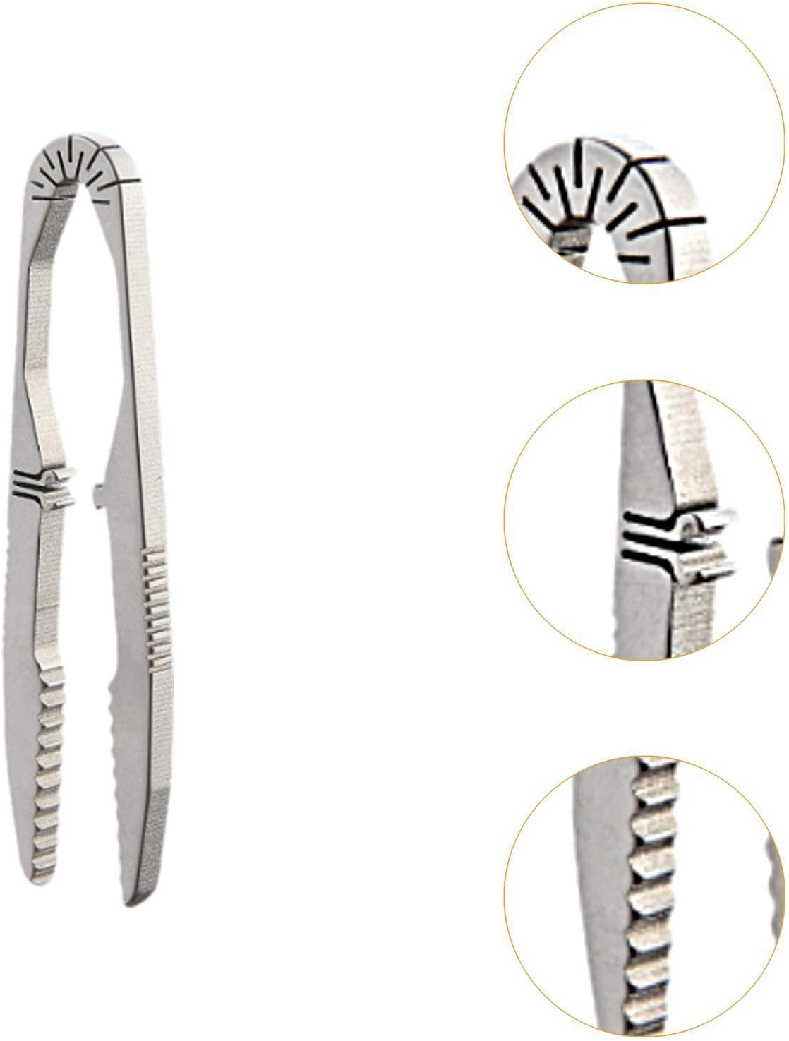 Mini Tweezer Titanium Alloy Lightweight Outdoor Survival Maintenance Tool for Emergencies, Backpacking, Hiking, Crafts image number 3