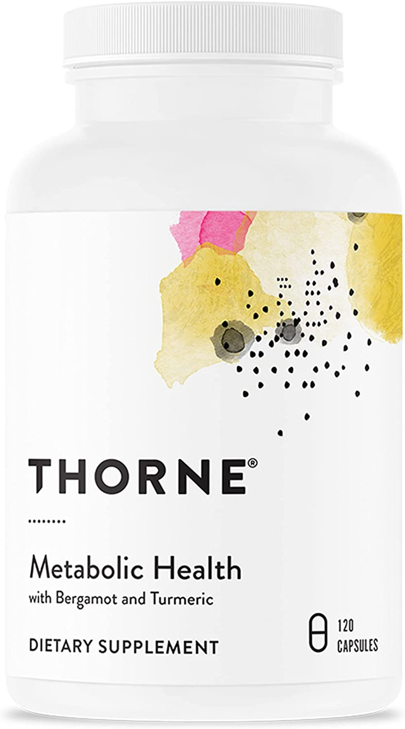 Thorne Research - Metabolic Health - Bergamot & Turmeric Vitamin Supplement - 120 Capsules