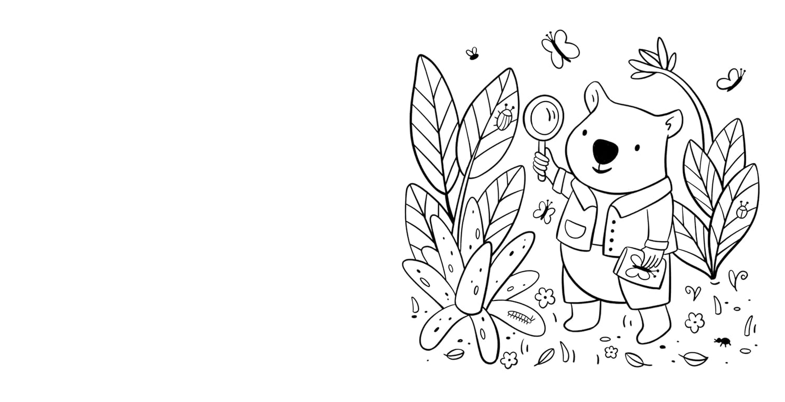 Aussie Cosy Nature: a Calm and Joyful Australian Colouring Book image number 3