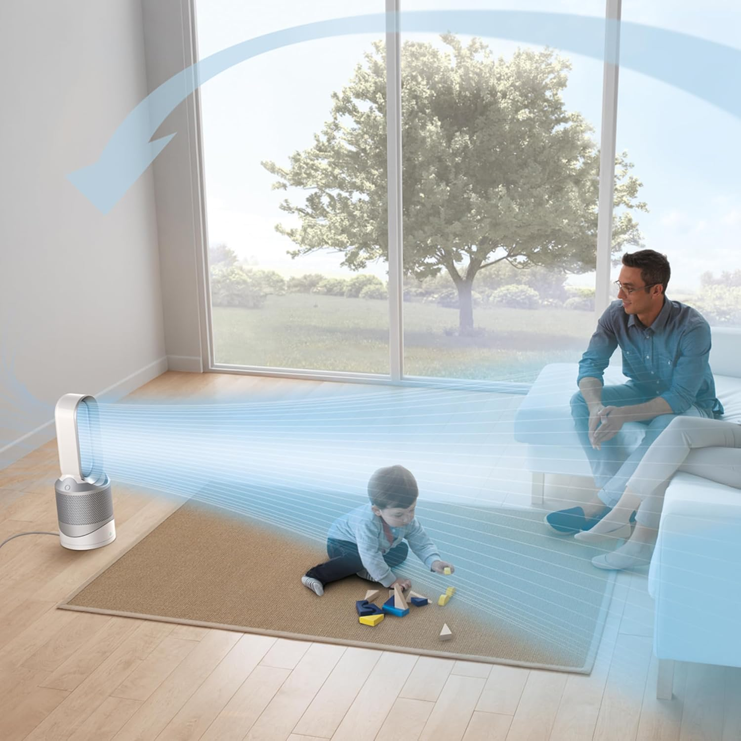 Dyson Pure Hot+Cool&trade; HP00 Purifier image number 2