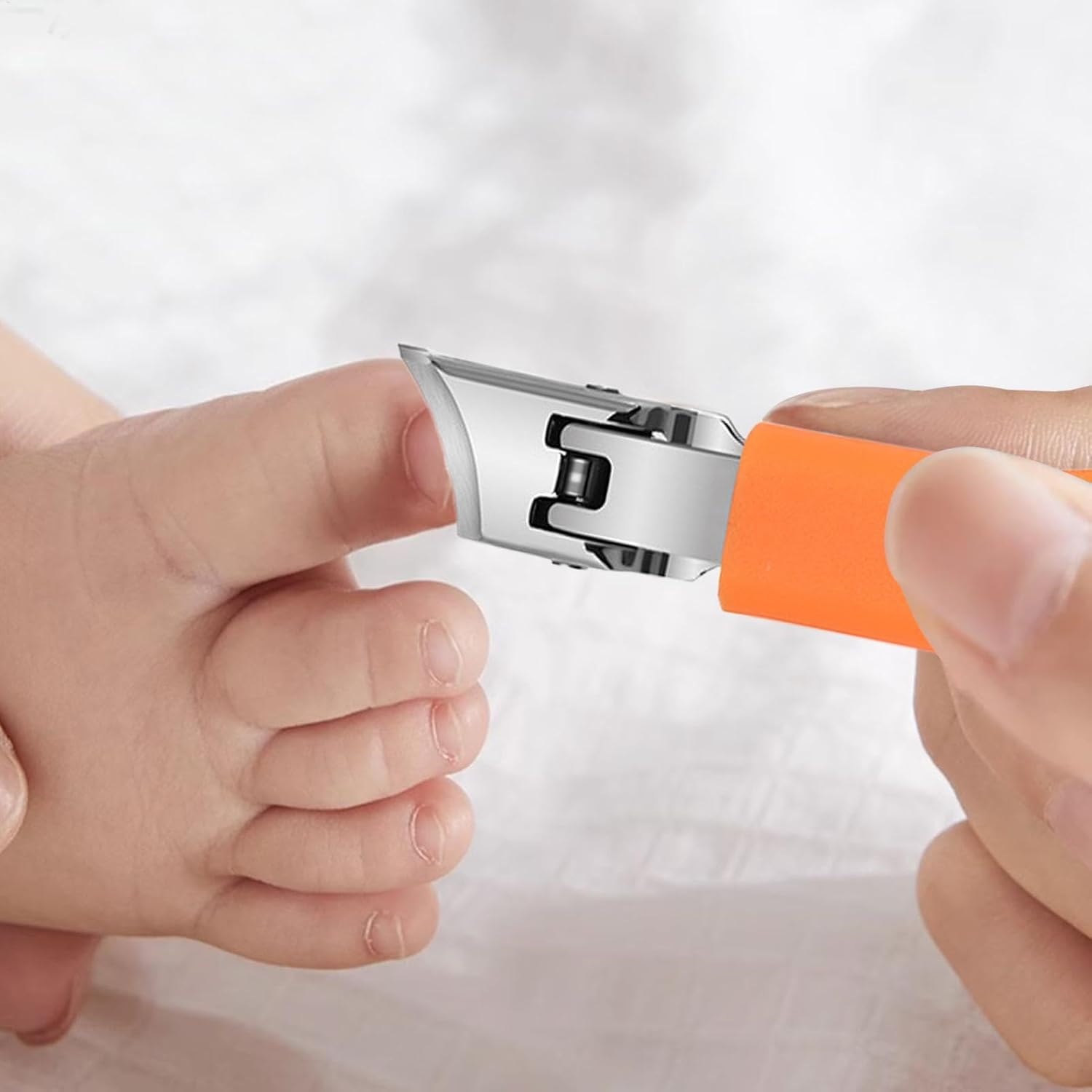 Professional Nail Clippers | Wide Jaw Opening Heavy Duty Toenail Clippers,No Splash Nail Cutter Slanted Long Handle Fingernail Trimmer for Women