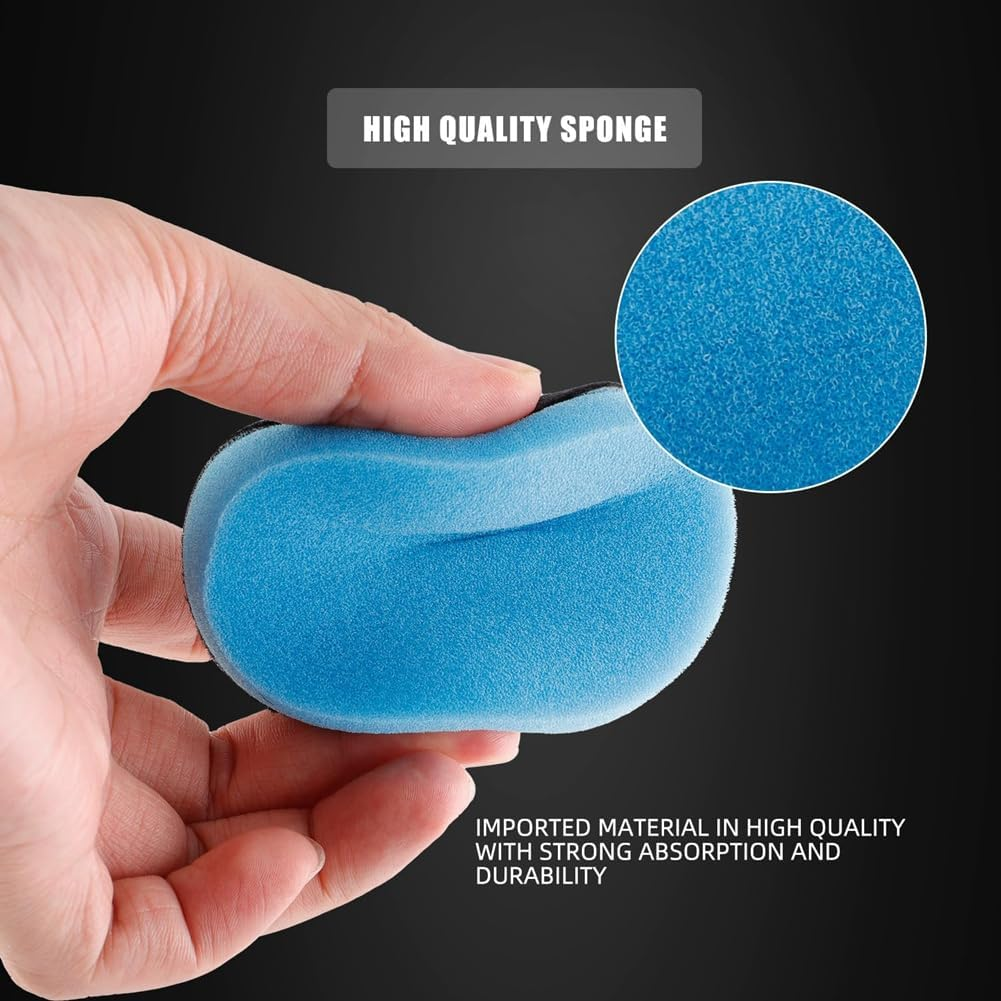 Elqater Sponge Polishing Pads 44Pcs 1Inch 2Inch 3Inch Detail Polishing Buffing Pad Mix Size Car Detailing Kit image number 4