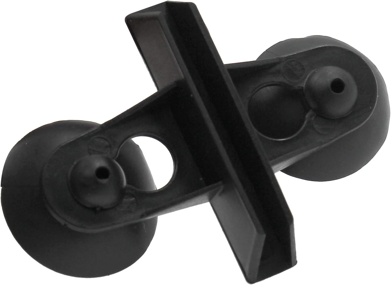 Kyuionty 20Pcs Aquarium Isolation Plate Suction Cup Divider Holders Bracket, Fish Tank Plastic Sheet Divider Suction Cup (Black)