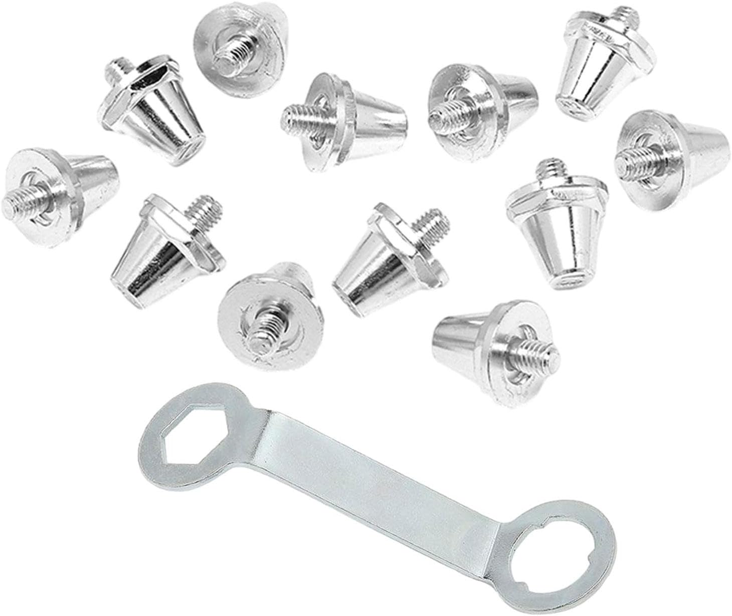 Amagogo 12Pcs Football Boot Studs Rugby Shoes Studs Stable Turf Thread Screw 5Mm Dia Replacement Spikes Soccer Studs for Competition image number 6