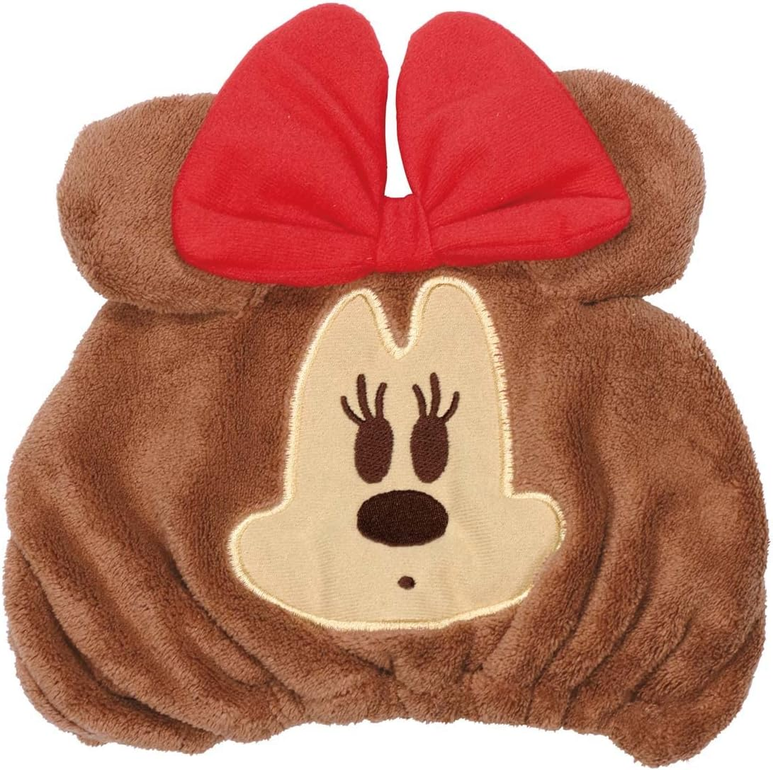 Skater TOC11-A Disney Minnie Mouse Towel Cap, Water Absorbent, Quick Drying, 9.1 X 6.7 Inches (23 X 17 Cm) image number 7