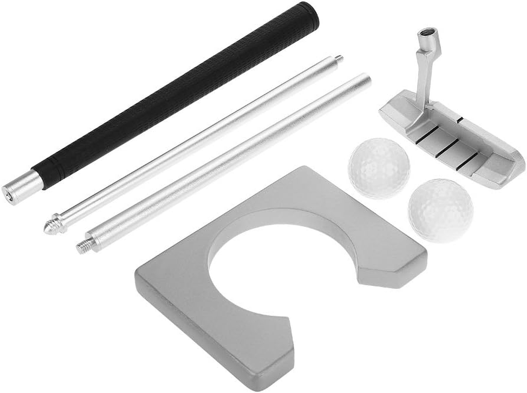 Golf Putting Kit, Portable Golf Putter Set Kit with Putter, 2 Pcs Balls, Bag for Travel Indoor Golf Putting Practice image number 5