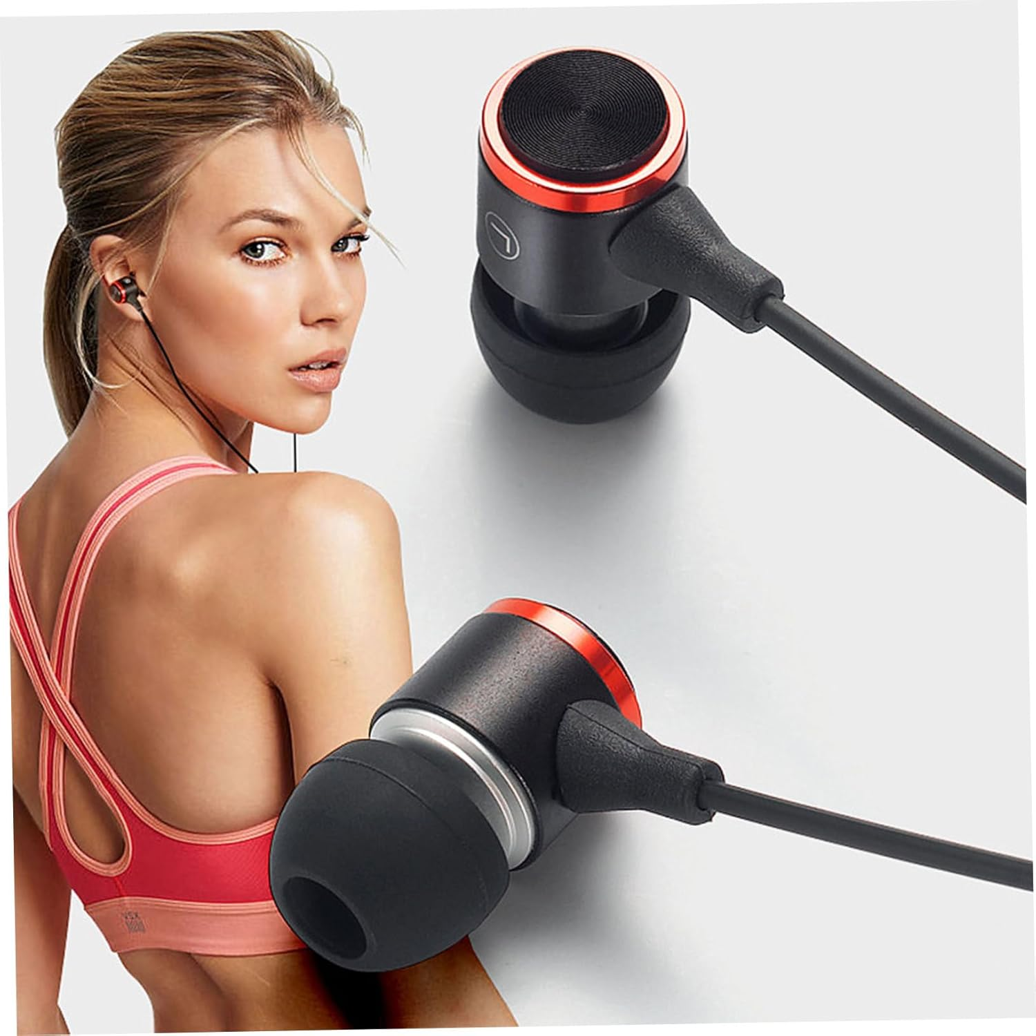 LOORGVEL Type-C In-Ear Earphones with Mic Wired Usb-C Headphones Bass Control Earbud Headsets for Music and Sports Compatible with Smartphones and Laptops image number 6