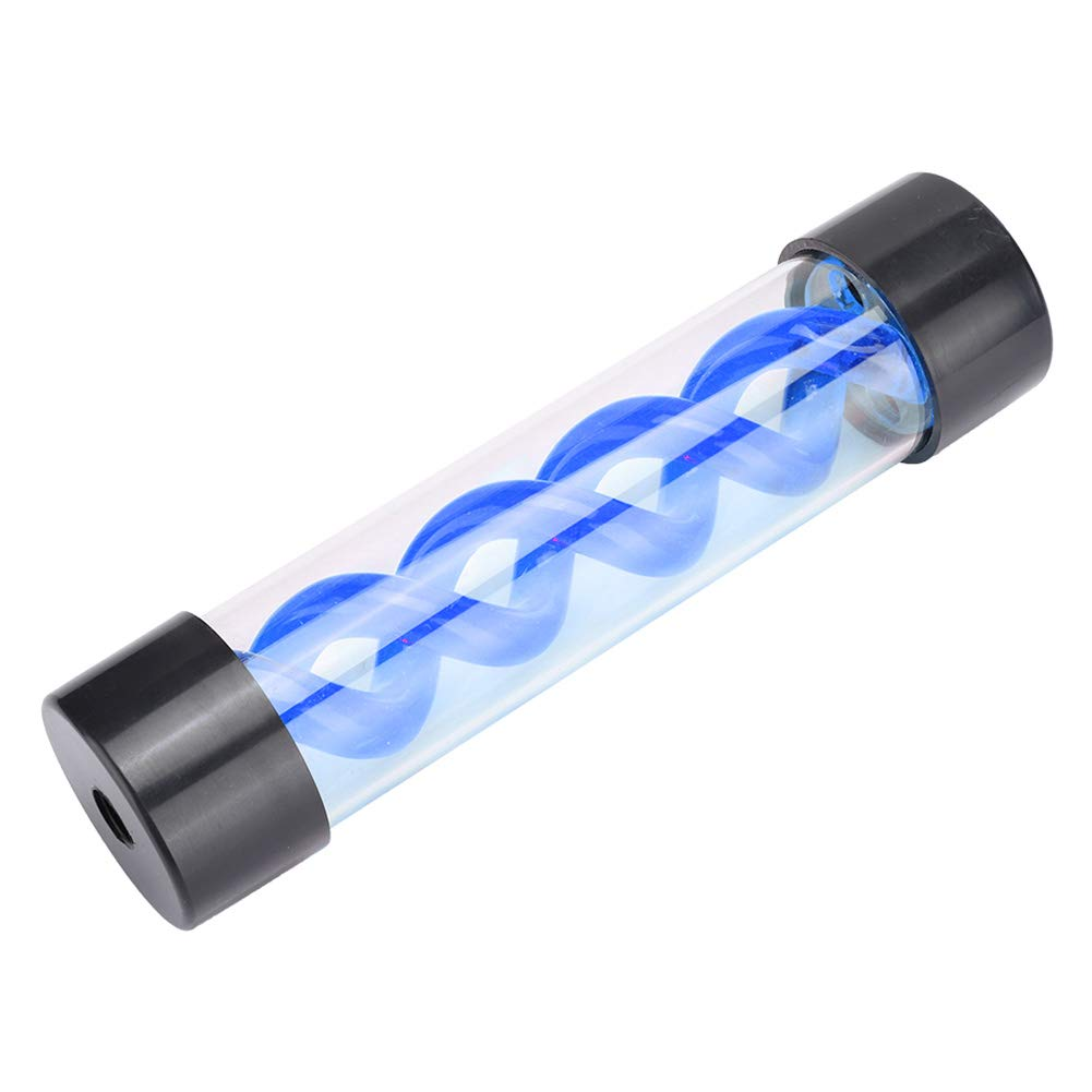 PC Water Cooling Tank 200 Mm with G1/4 Thread, Strong Sealing Performance for Desktop Computer Coolers (Blue) - Blue image number 5