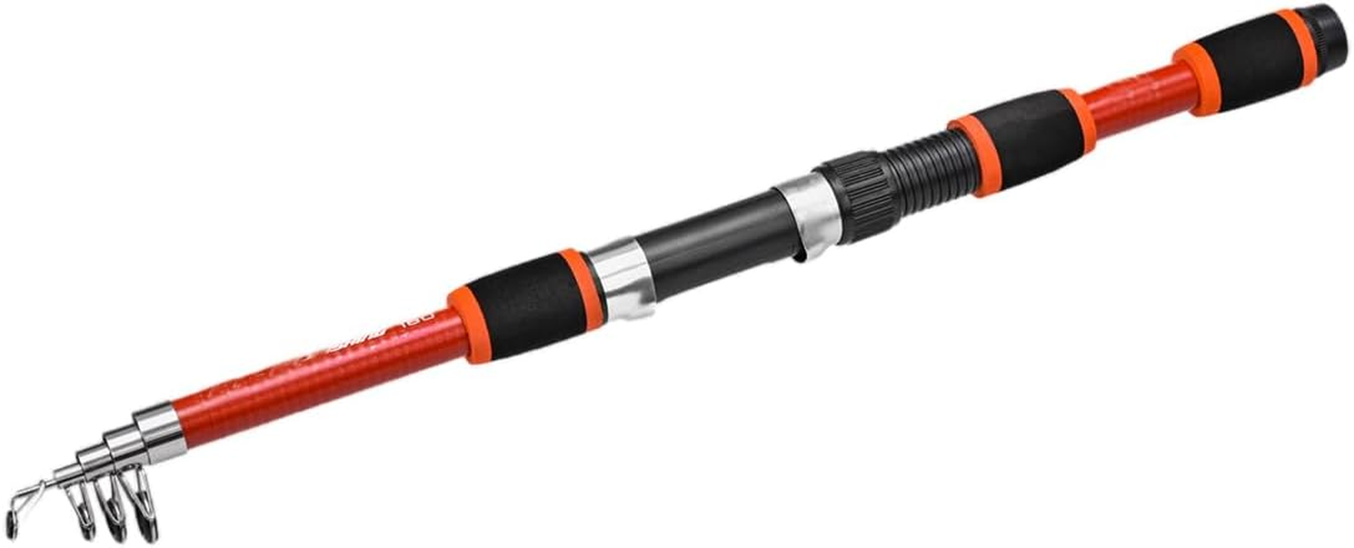 AIMALL 1.8M Telescopic Fishing Rod &ndash; 5-Section Lightweight Glass Steel Pole, Compact 16.7 Inch Closed Length, Multi-Colour Options for Sea and Freshwater Fishing