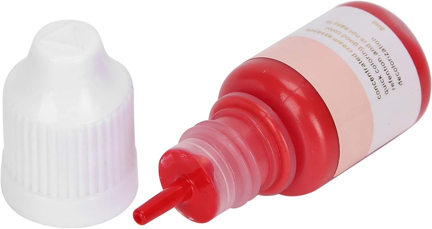 Lips Microblading Pigment Semi‑Permanent Lip Tattoo Ink Make up Tattoo Enhance Lip Color Red Lip Tattoo Makeup Microblading Ink 8Ml [Red #2] image number 6