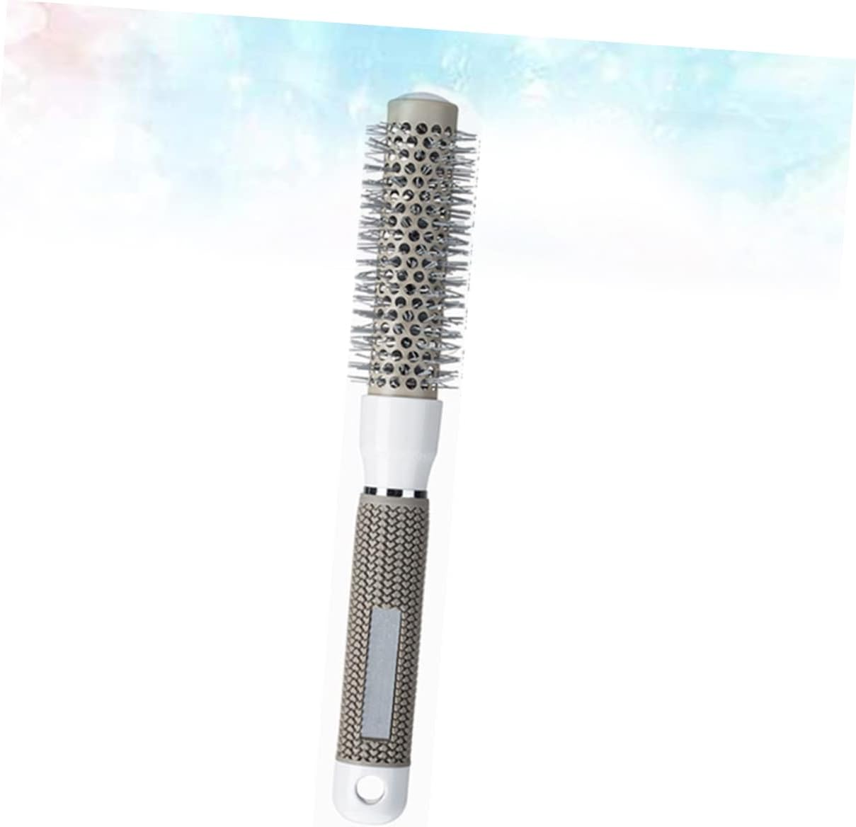 LALAFINA Curly Hair Roller Comb Hair Curling Comb Salon Supplies Grey for Women
