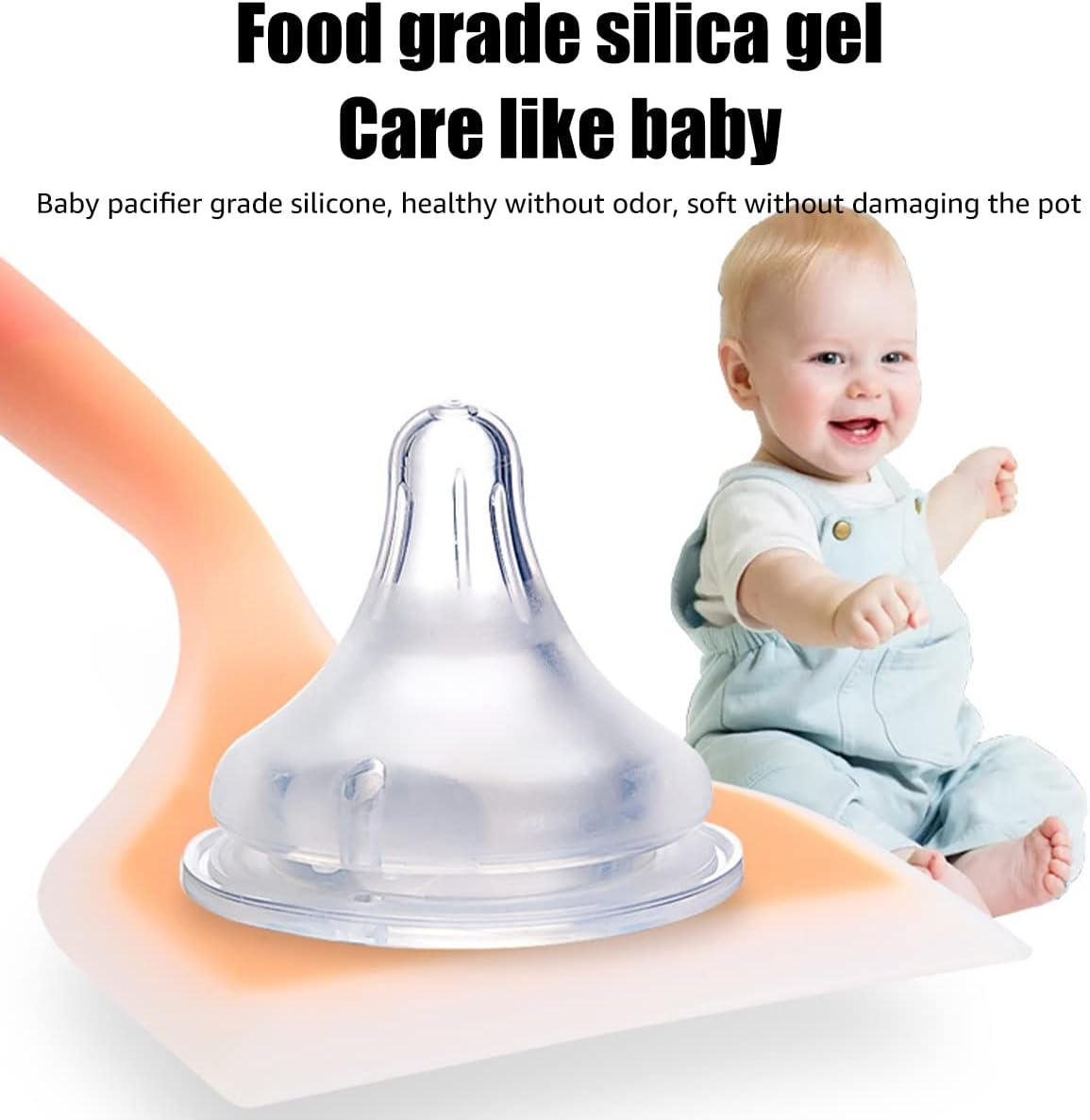 Tamagoyaki Pan with Silicone Spatula and Oil Brush 7.3&times;5.3Inch Non-Stick Japanese Omelette Pan Premium Rectangle Frying Pan Egg Roll Pan Square Cooking Pan Dishwasher Safe image number 6