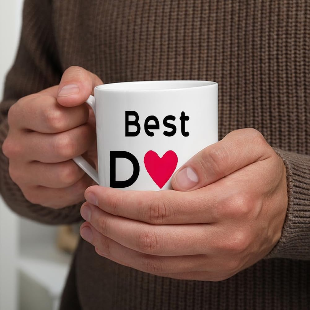 Best Dad Mug, Geli Funny Ceramic Coffee Mugs for Father'S Day, Birthday, Christmas Day image number 5