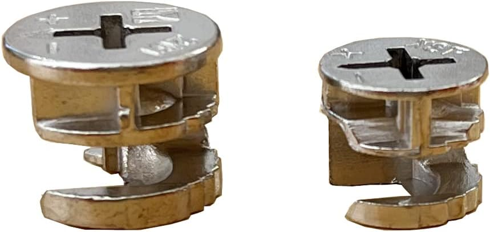 12 X 10Mm Cam Lock Replacements, Cam Connector Fittings, Furniture Cam Lock Nut Hardware Parts for Cabinet Dresser Drawer Table, 20 Pieces image number 5