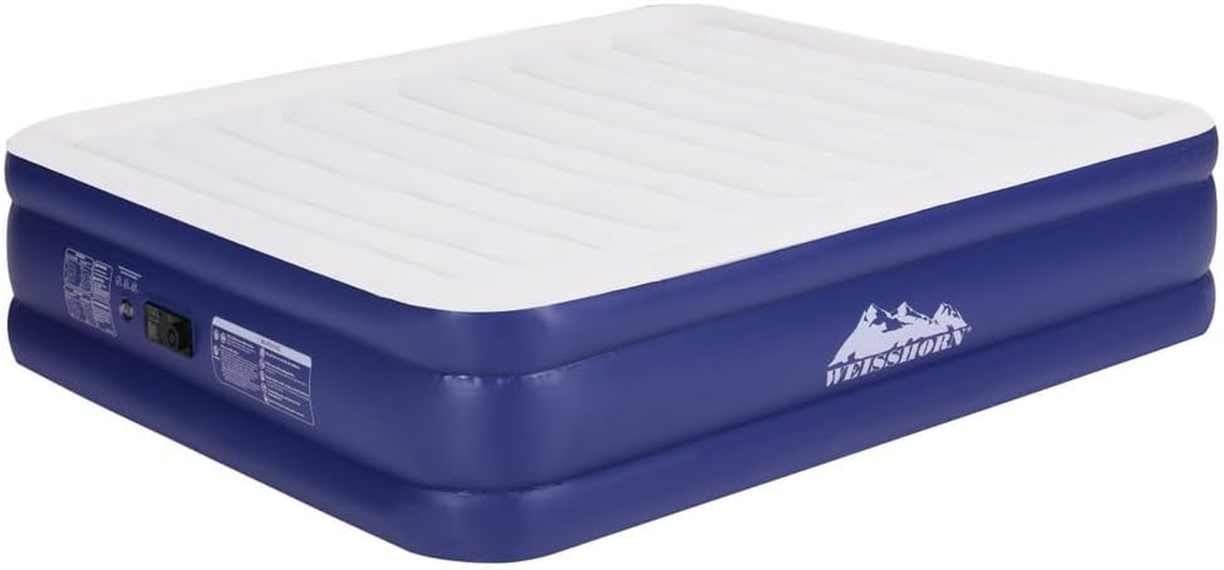 Weisshorn Air Mattress Inflatable Bed Pump King Air Bed 51Cm Dark Blue image number 3