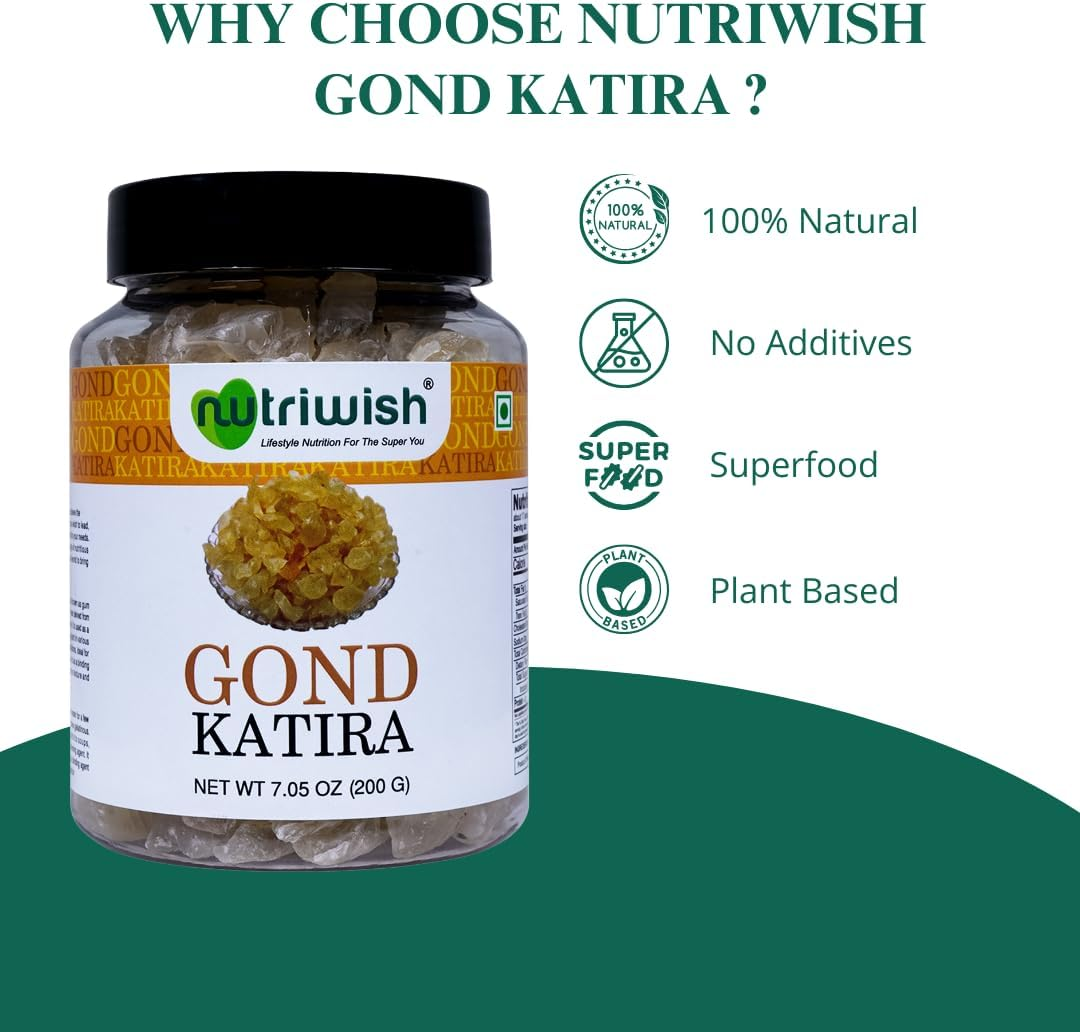 Nutriwish Gond Katira, 200 Gm image number 1