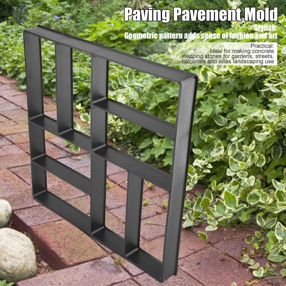 Paving Pavement ,Paving Pavement Concrete Mould Stepping Stone Garden Lawn Paver Walk image number 3