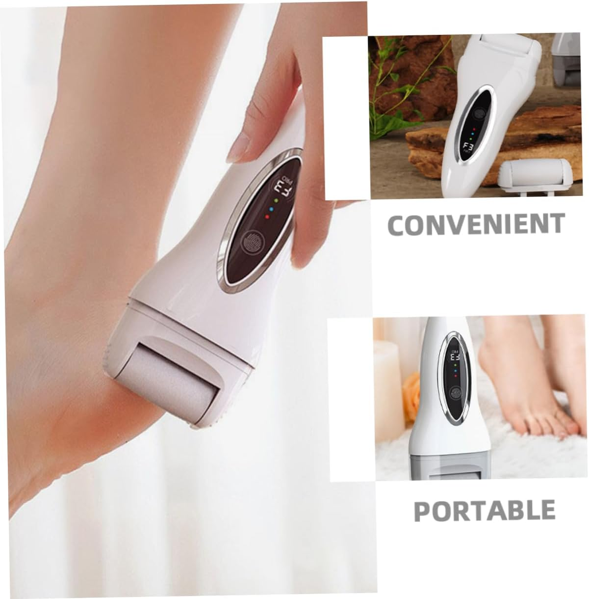 CANIGHT Rechargeable Foot Grinder Electric Foot Peel Exfoliator Manicure Tool Callus Remover for Pedicure Care Product image number 3