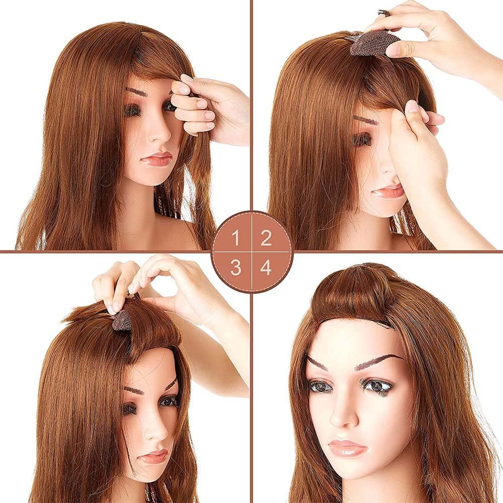 2PCS DIY Invisible Hair Volume Increase Fluffy Puff Sponge Pad Clip Comb Girls image number 2