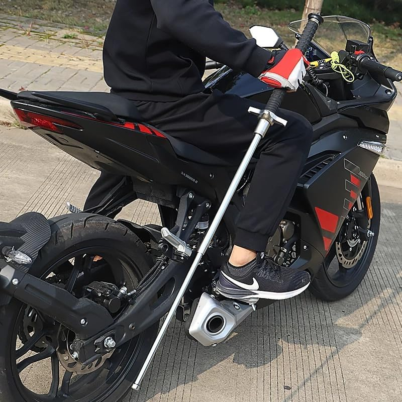 2Ft Hand-Held Collapsible Stick (Silver) image number 5