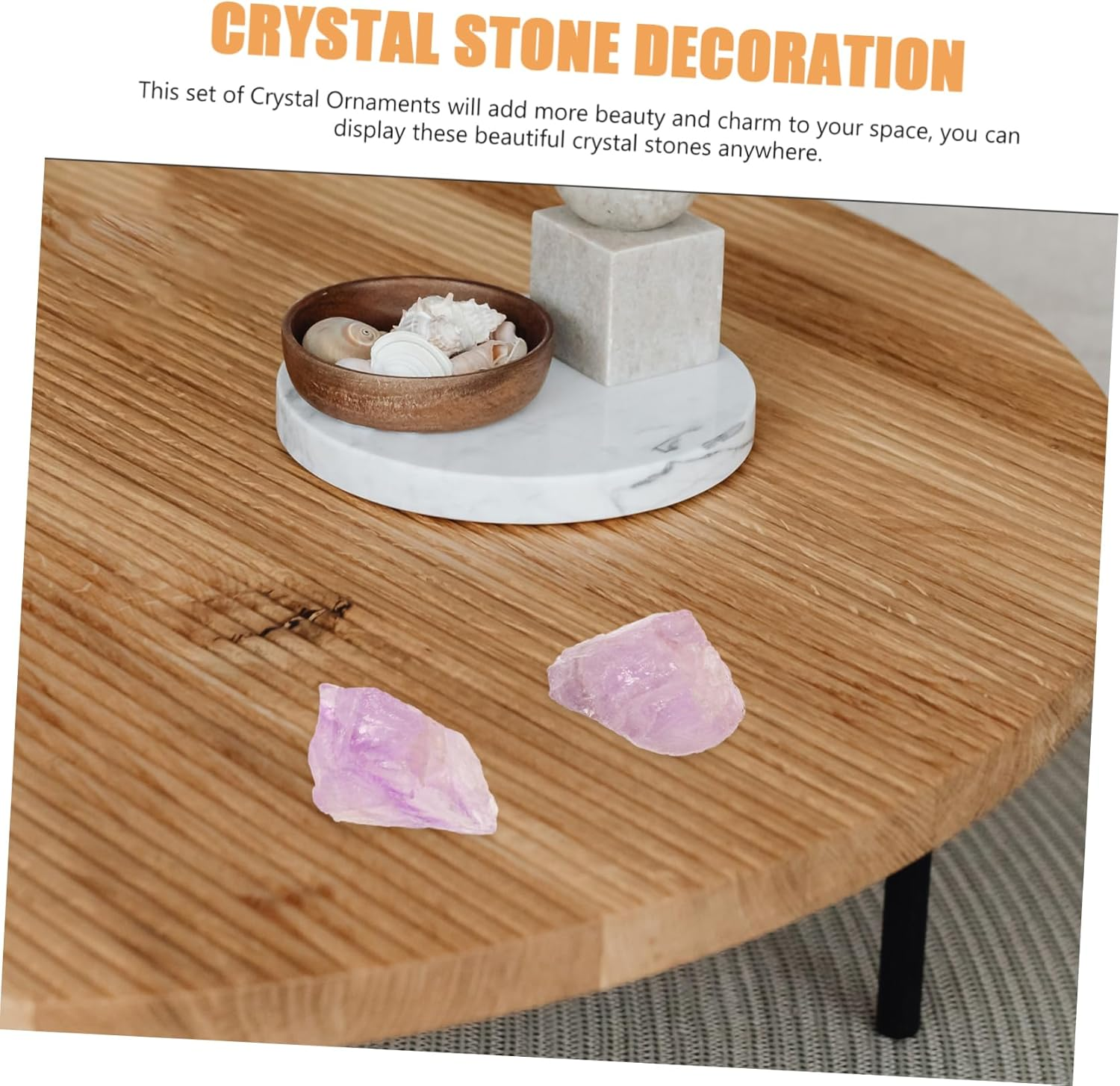 Beautiful Crystal Stones Set Aromatherapy Diffuser Stone Crystal Ornament for Home Decor image number 3