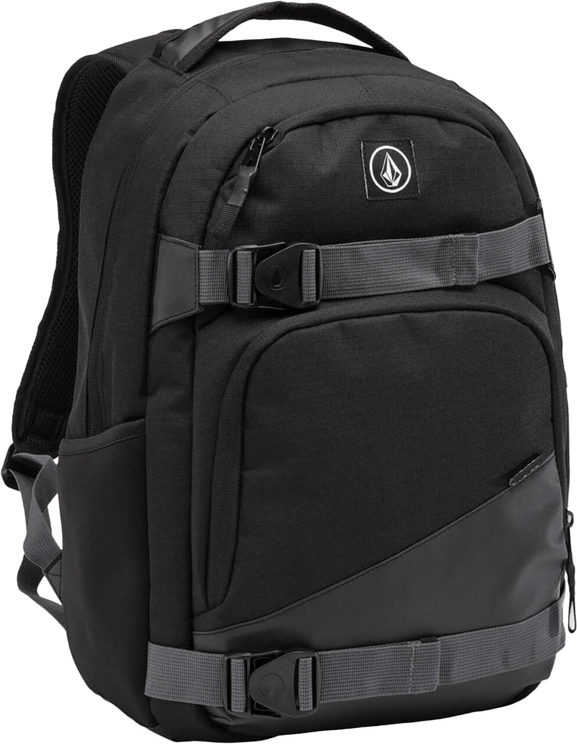 Volcom GRINDSTONE SKATE BACKPACK D6512501 BLACK O/S Backpack with Pockets, Black, O/S