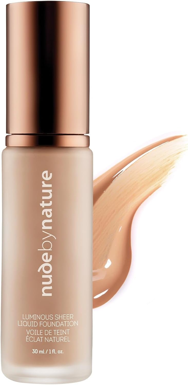 Nude by Nature Luminous Sheer Liquid Foundation N1 Shell Beige 30Ml